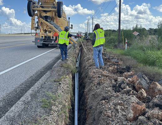 Conduit trench
