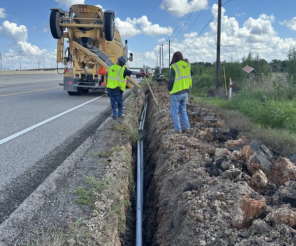 Conduit trench