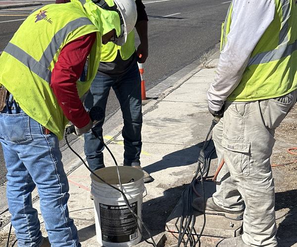 Pulling cable from a ground box